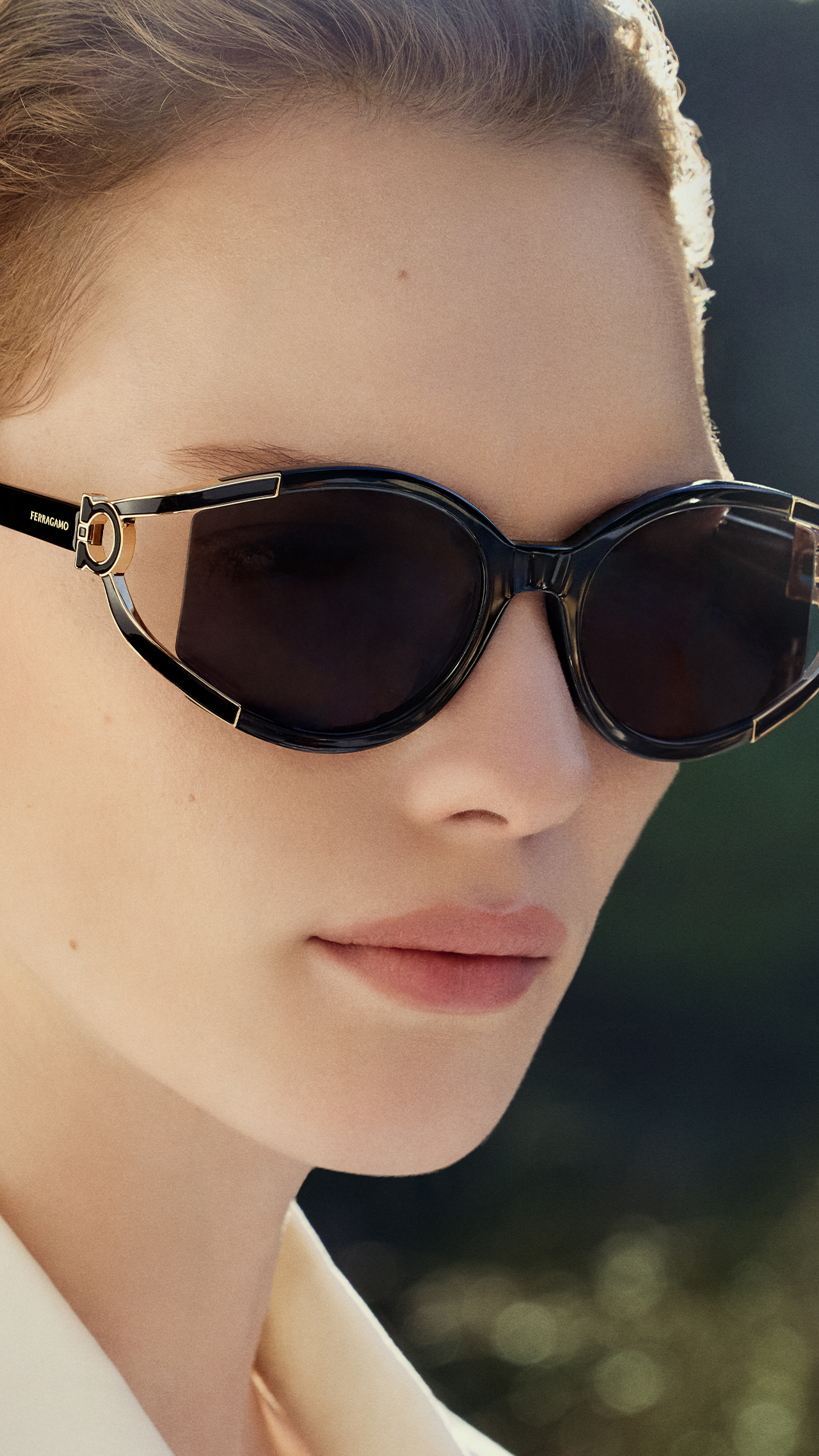 Fashion Facebook ad example 36: Ferragamo Eyewear