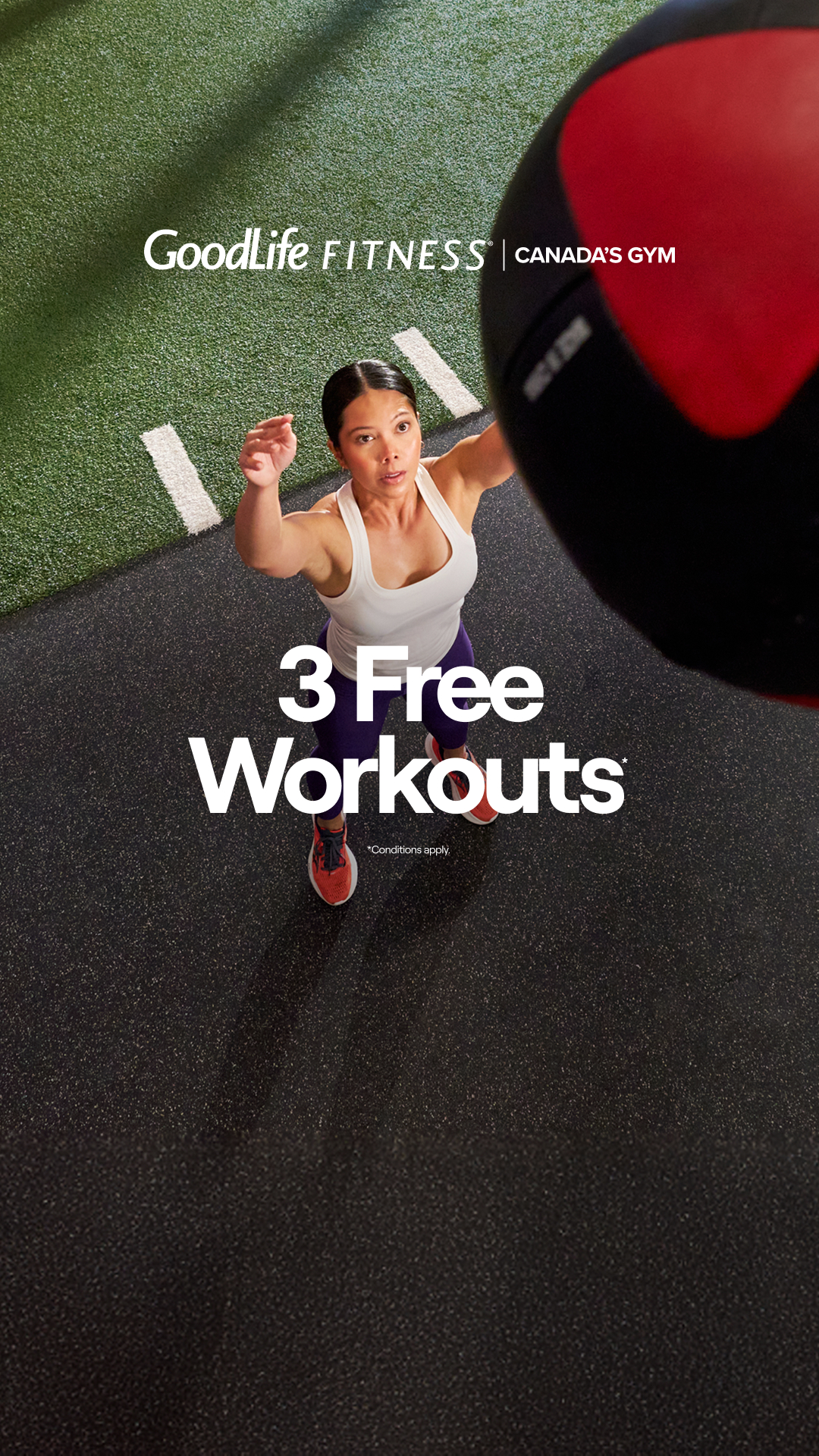 Fitness Facebook ad example 45: Start Here. Grow Here.