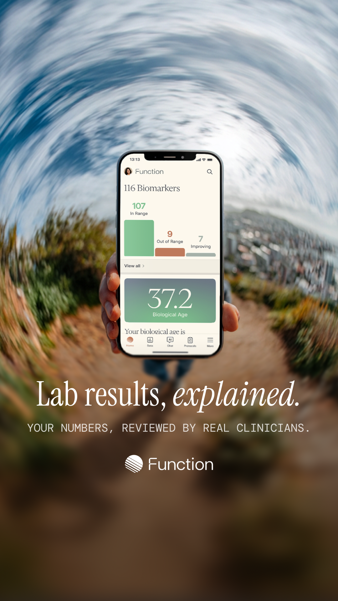 New Brands 2025 2026 Facebook ad example 30: Don’t settle for average health.