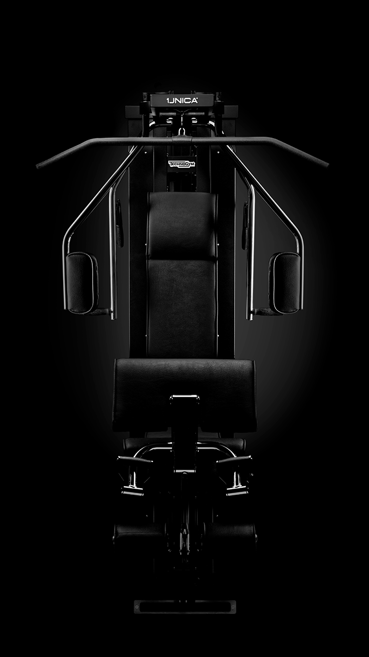 Fitness Facebook ad example 48: Technogym Unica: The elegant, all-in-one multi gym