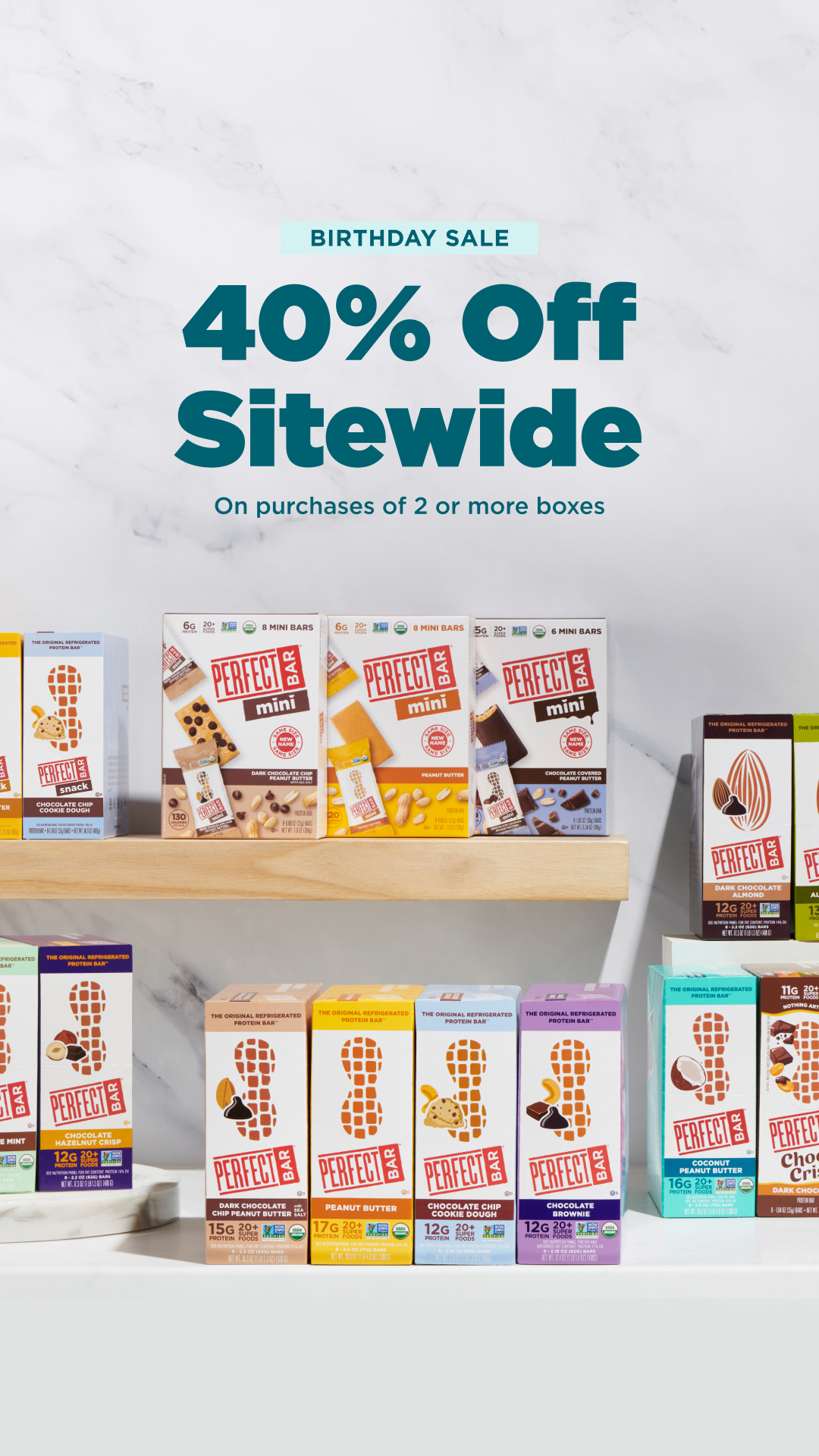 Food & Drink Facebook ad example 21: 50% Off Sitewide