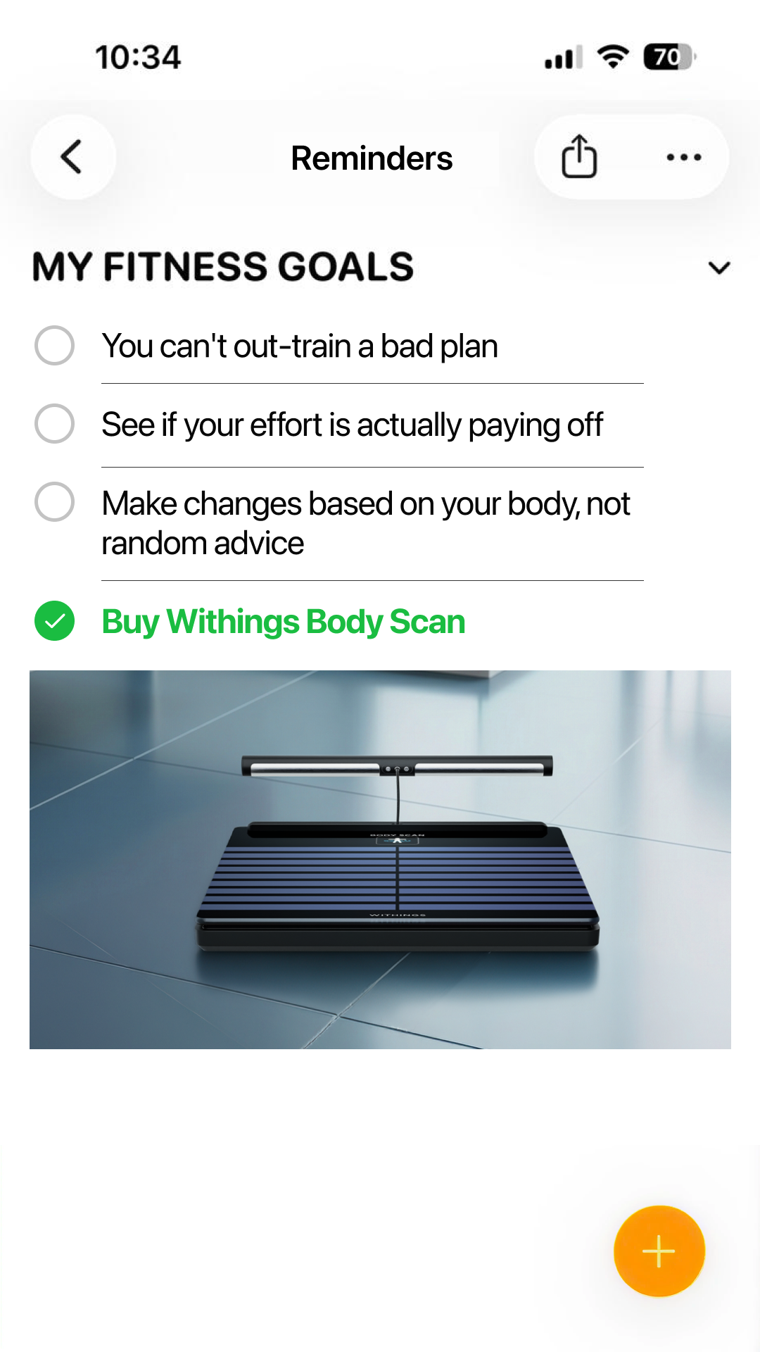 Wellness Facebook ad example 9: You're not failing. You're flying blind.