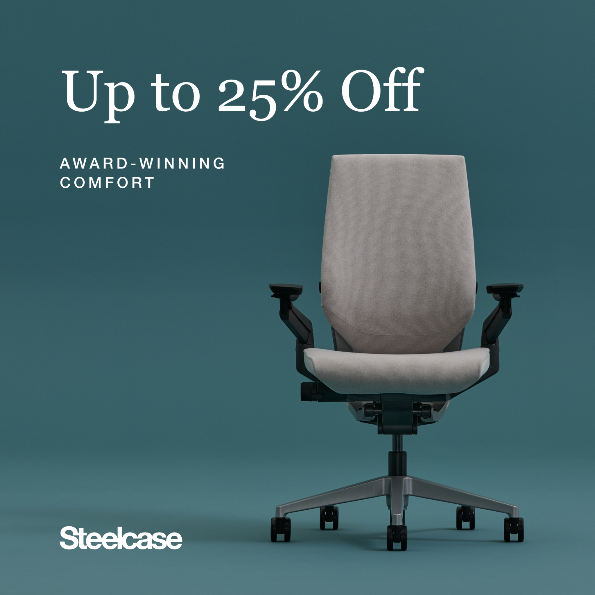 Office Facebook ad example 18: Savings Up to 25% Off