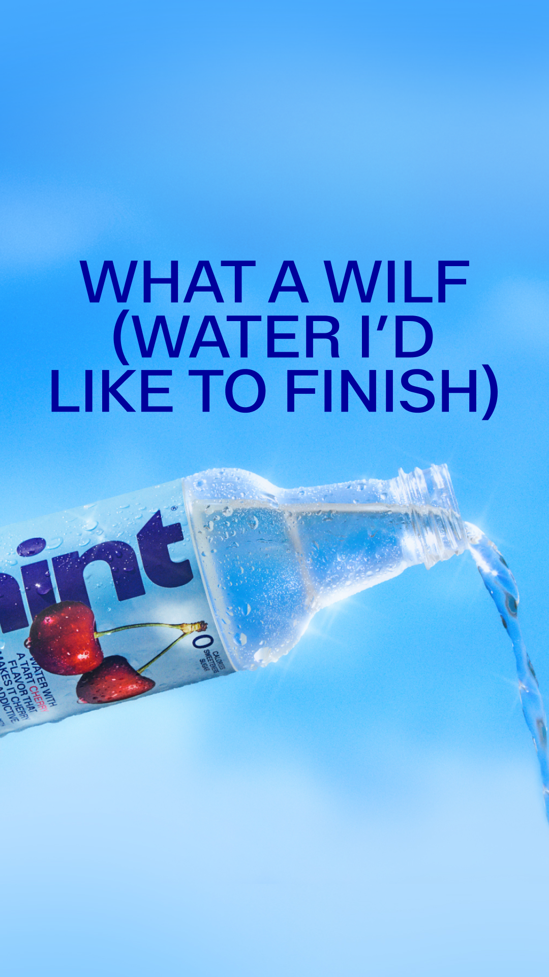Food & Drink Facebook ad example 33: 0 calories, 0 sugar, 0 sweeteners. Just flavor.