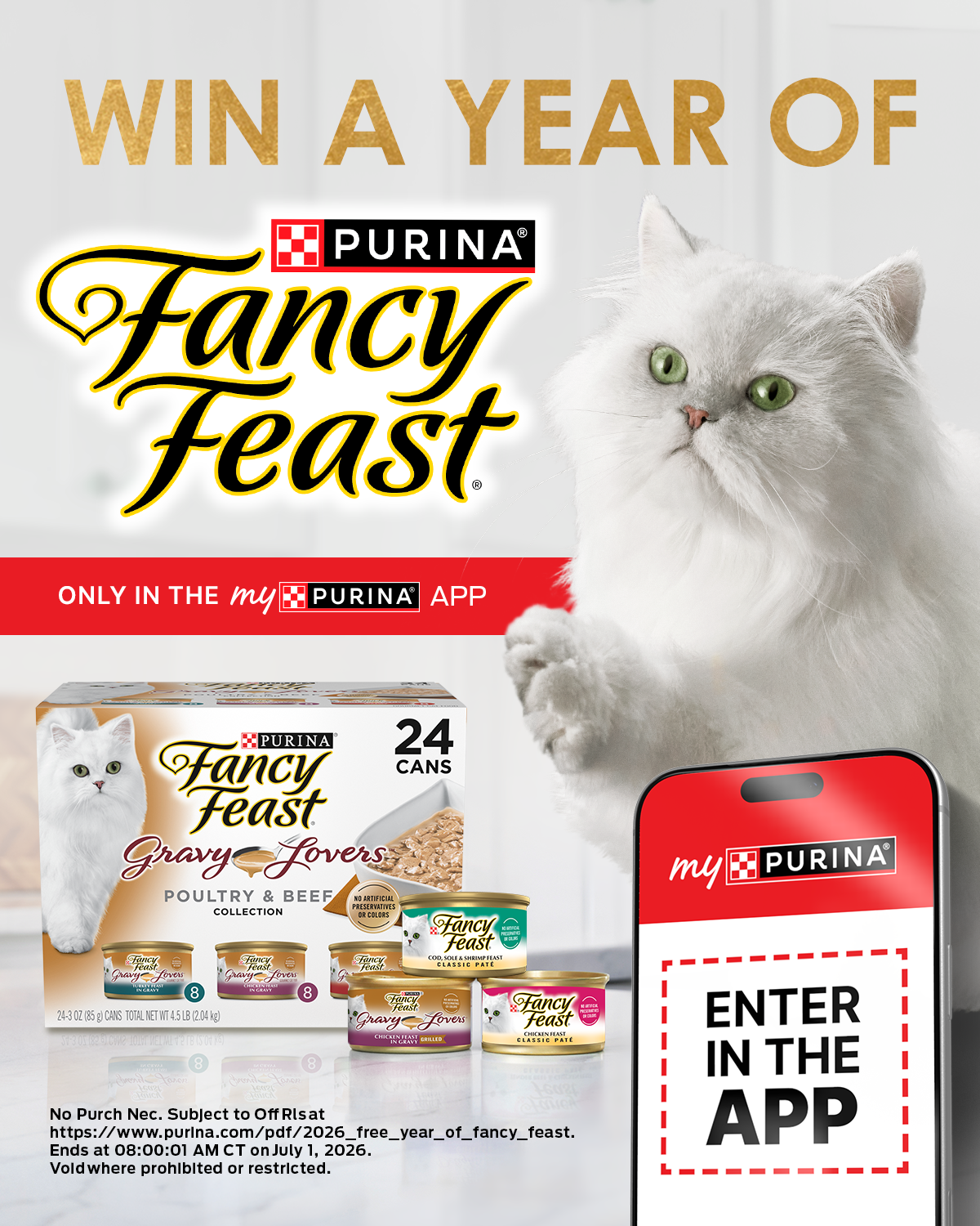 Pets Facebook ad example 15: Free Fancy for a Year!