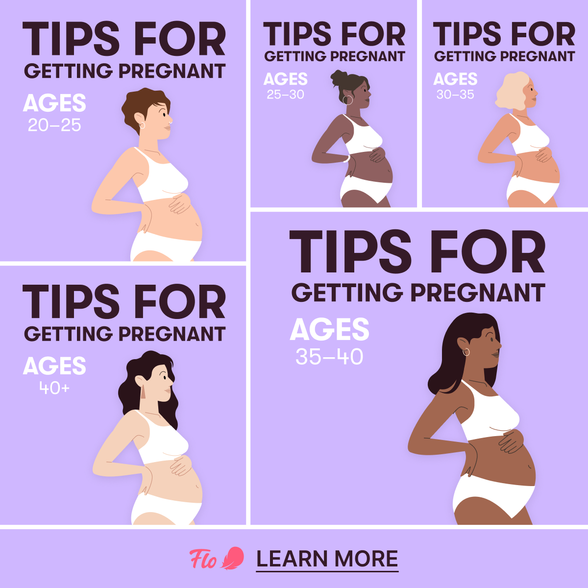 Wellness Facebook ad example 3: Start your TTC journey here 🤰