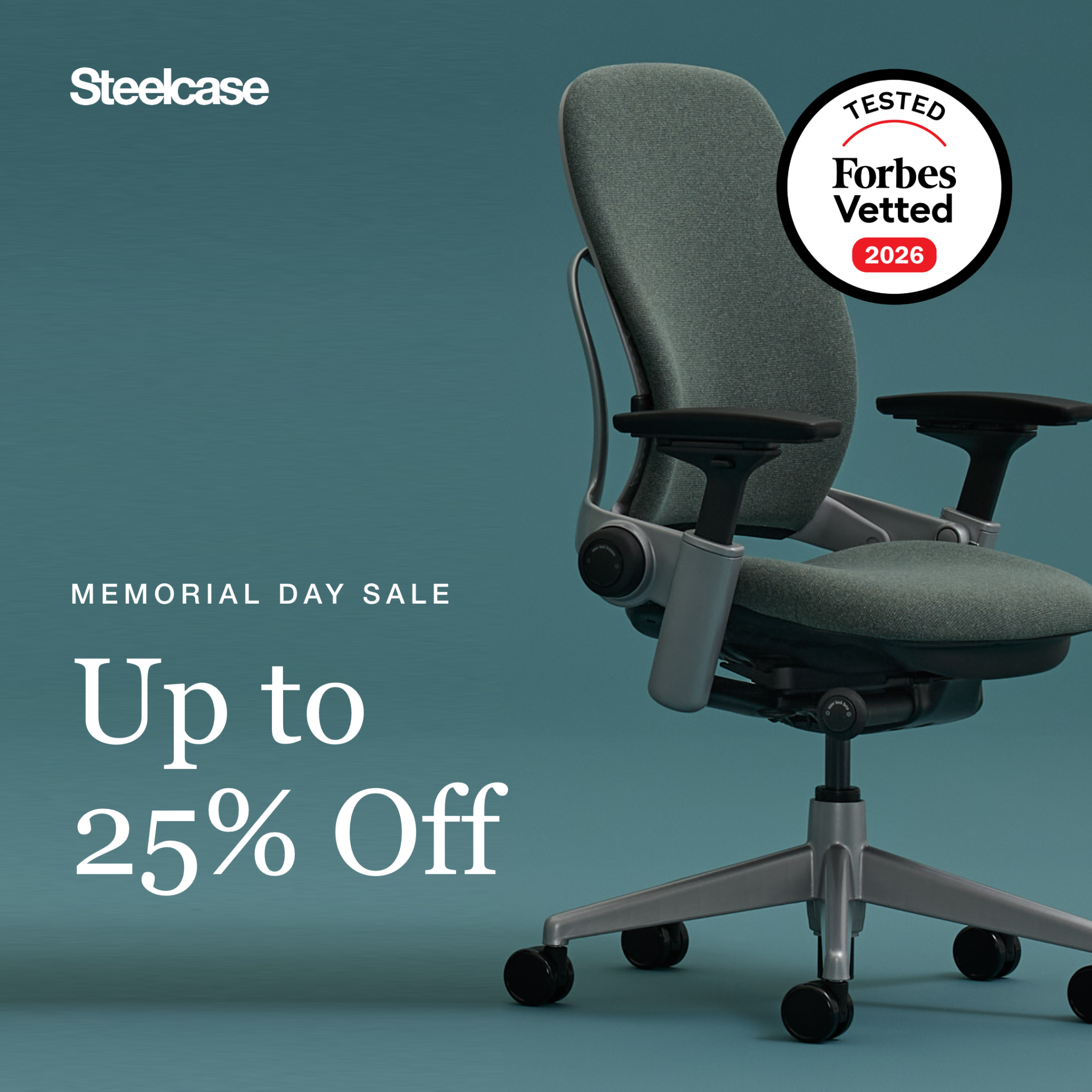 Office Facebook ad example 13: Up to 25% Off Sitewide