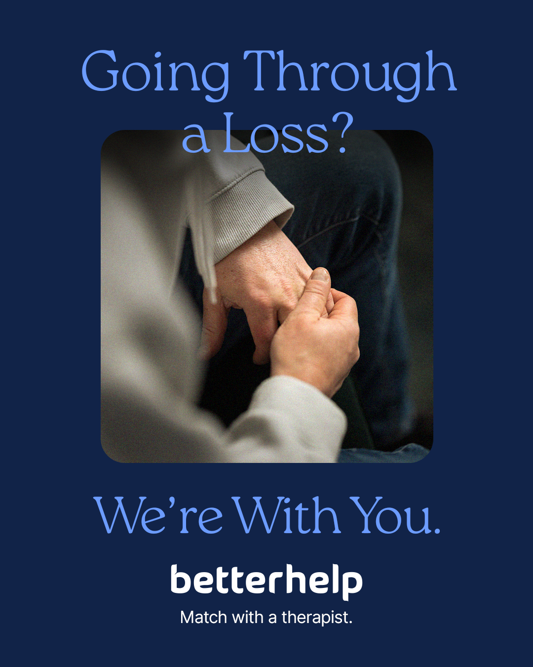 Wellness Facebook ad example 41: With You through grief