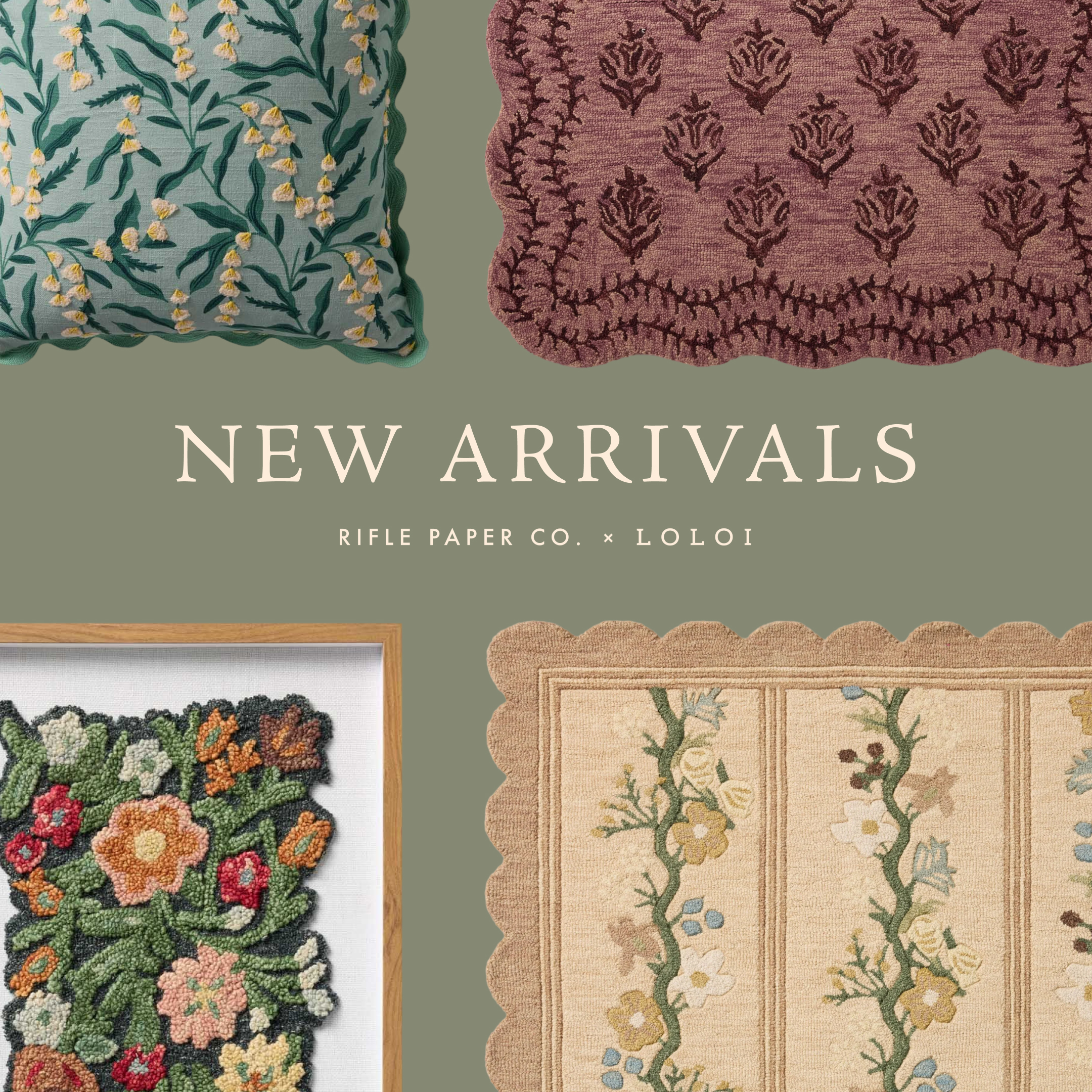 Office Facebook ad example 28: Rifle Paper Co. x Loloi