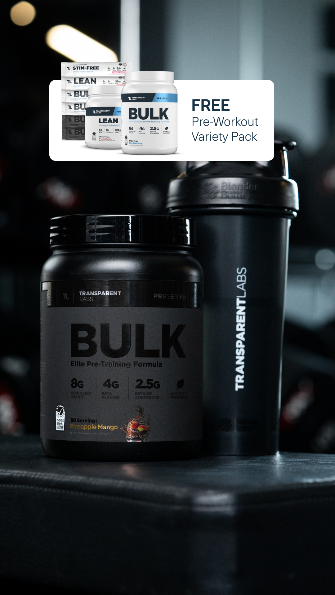 Supplements Facebook ad example 22: What's In Your Pre-Workout?