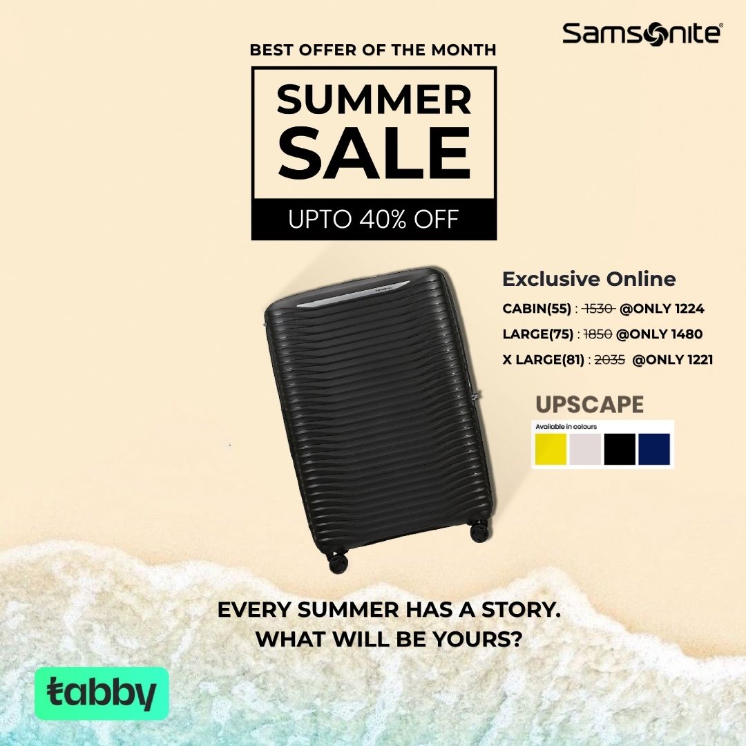 Fashion Facebook ad example 15: Samsonite Saudi