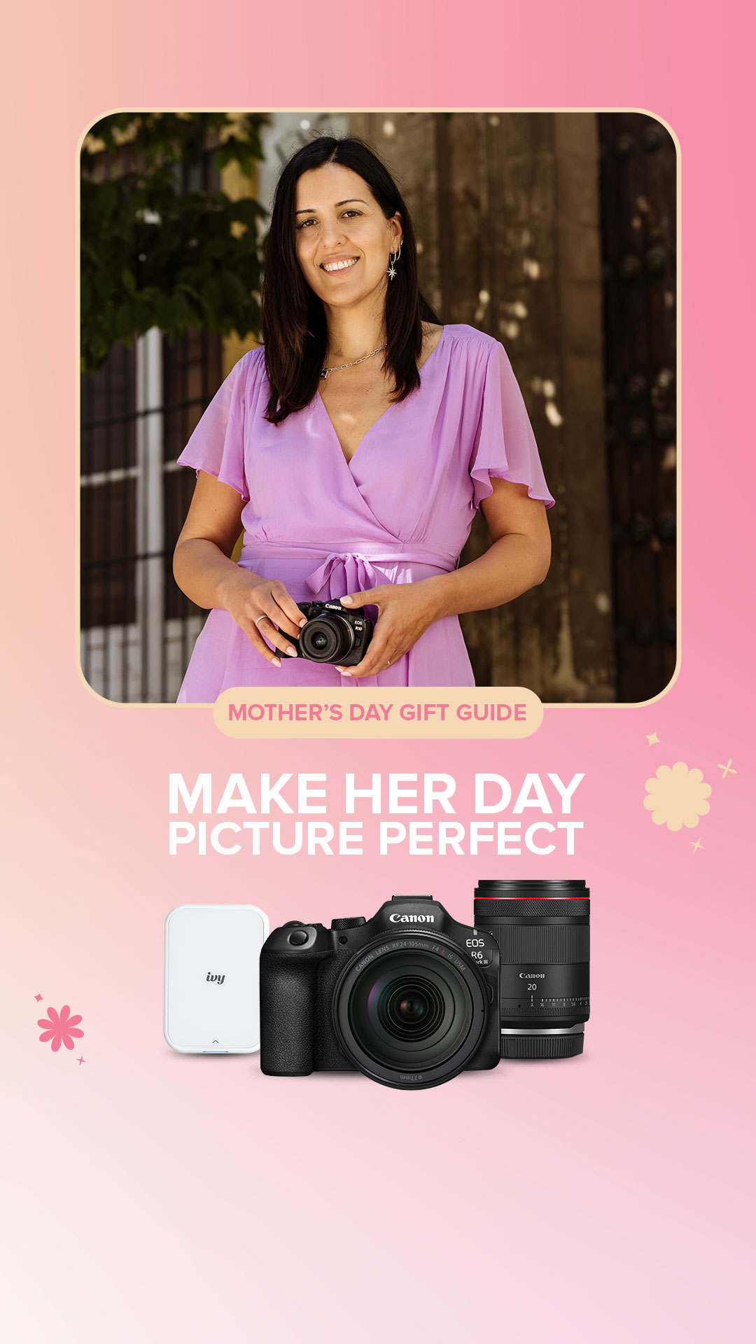 Photography Facebook ad example 45: Mother’s Day Gift Guide