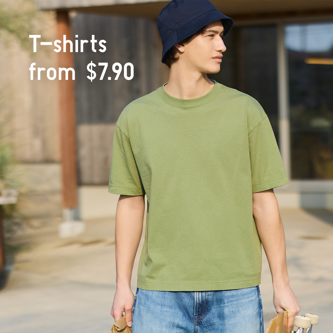 Fashion Facebook ad example 20: Must-have T-shirts