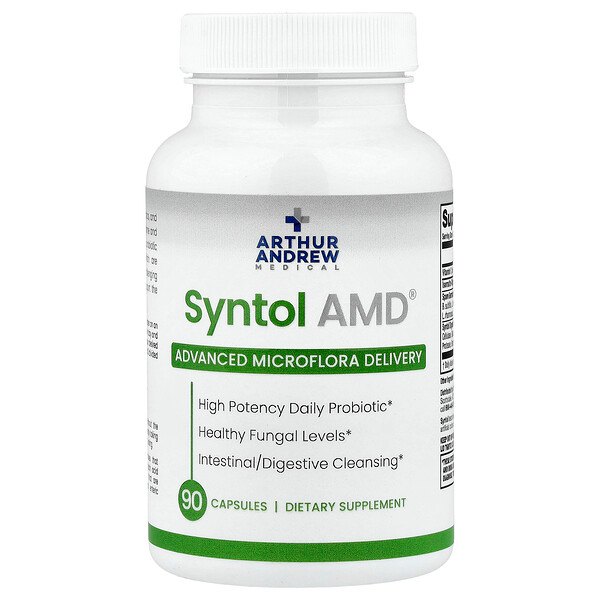 Ecommerce Facebook ad example 44: Arthur Andrew Medical, Syntol AMD®, Advanced Microflora Delivery, 90 Capsules
