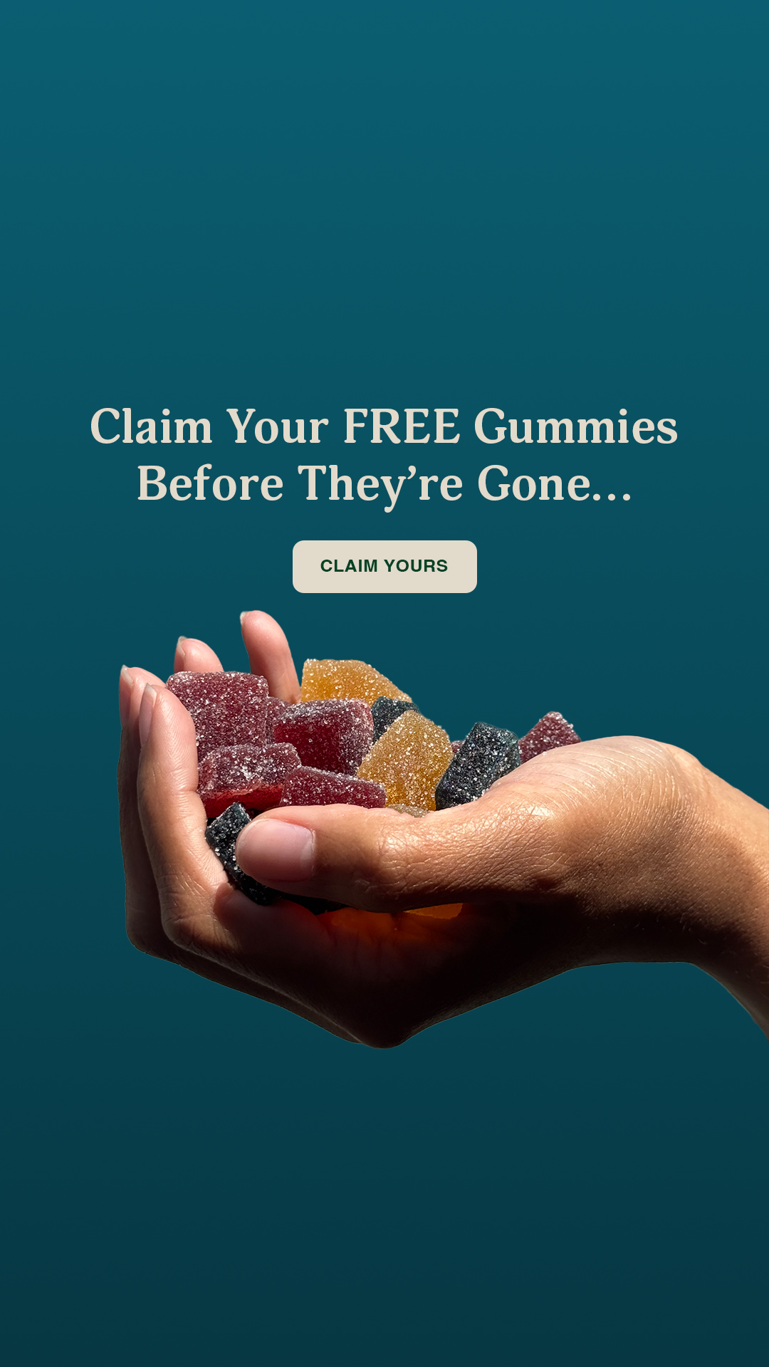 Cbd Facebook ad example 12: Gummy Giveaway