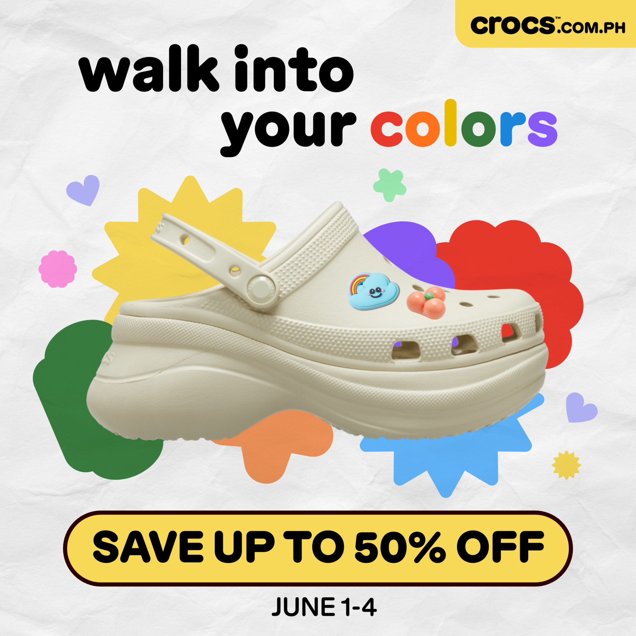 Fashion Facebook ad example 2: 🌈 Walk Into Your Colors