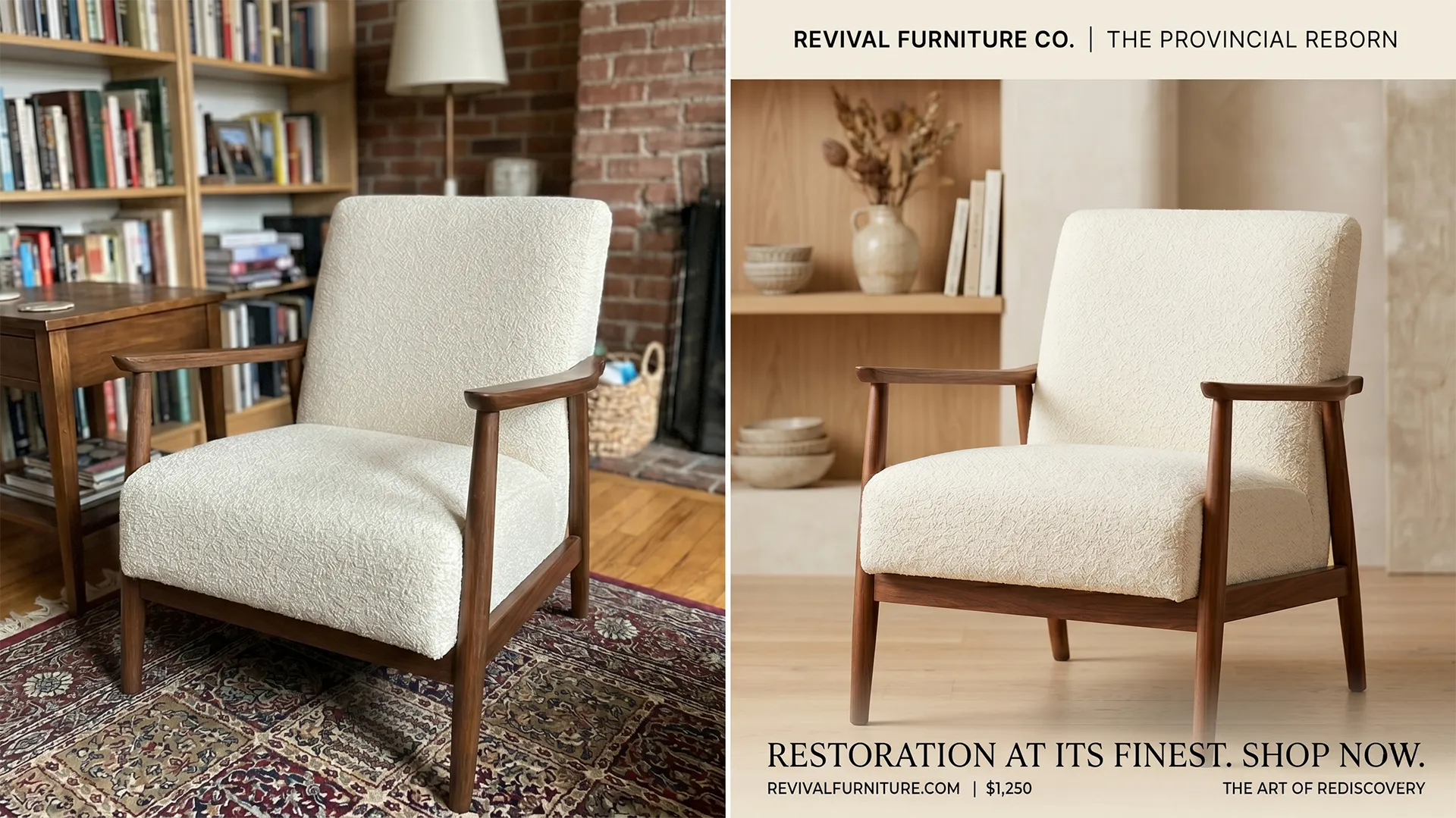 FURNITURE before and after comparison