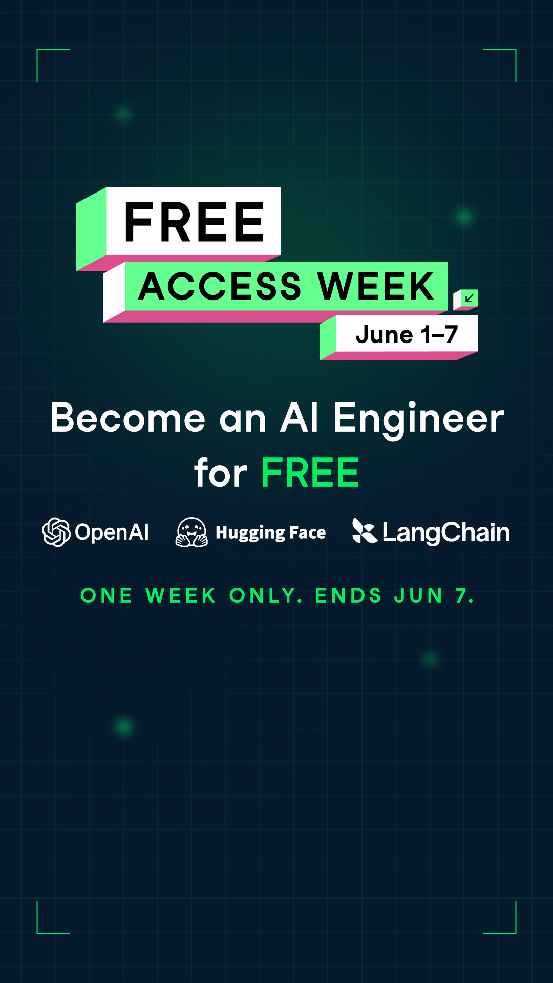 Education Facebook ad example 42: Free Access to 600 Courses