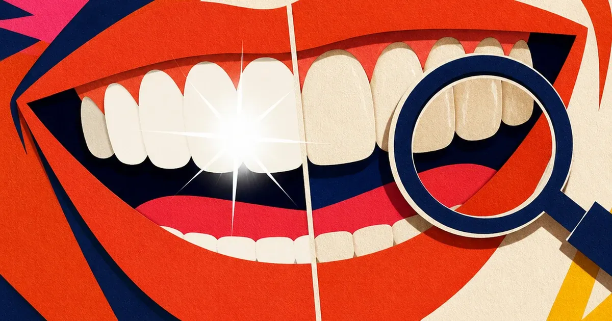 Your Dental Whitening Ad Photo Has a Glare Spot Where the Real Shade Should Be