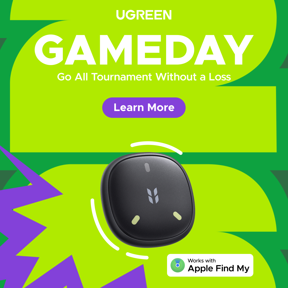 Technology Facebook ad example 36: UGREEN FineTrack Mini 2 Smart Finder