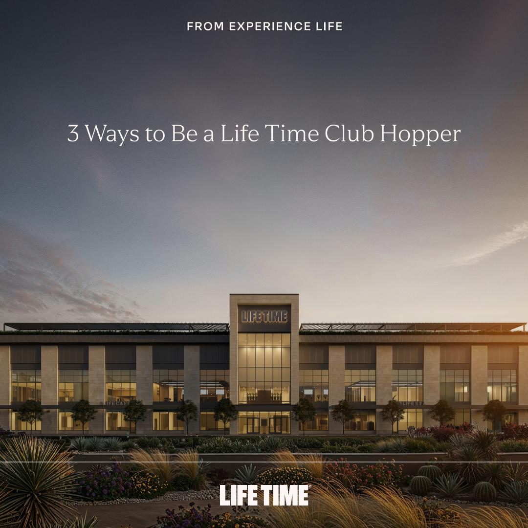 Fitness Facebook ad example 4: 3 Ways to Be a Life Time Club Hopper
