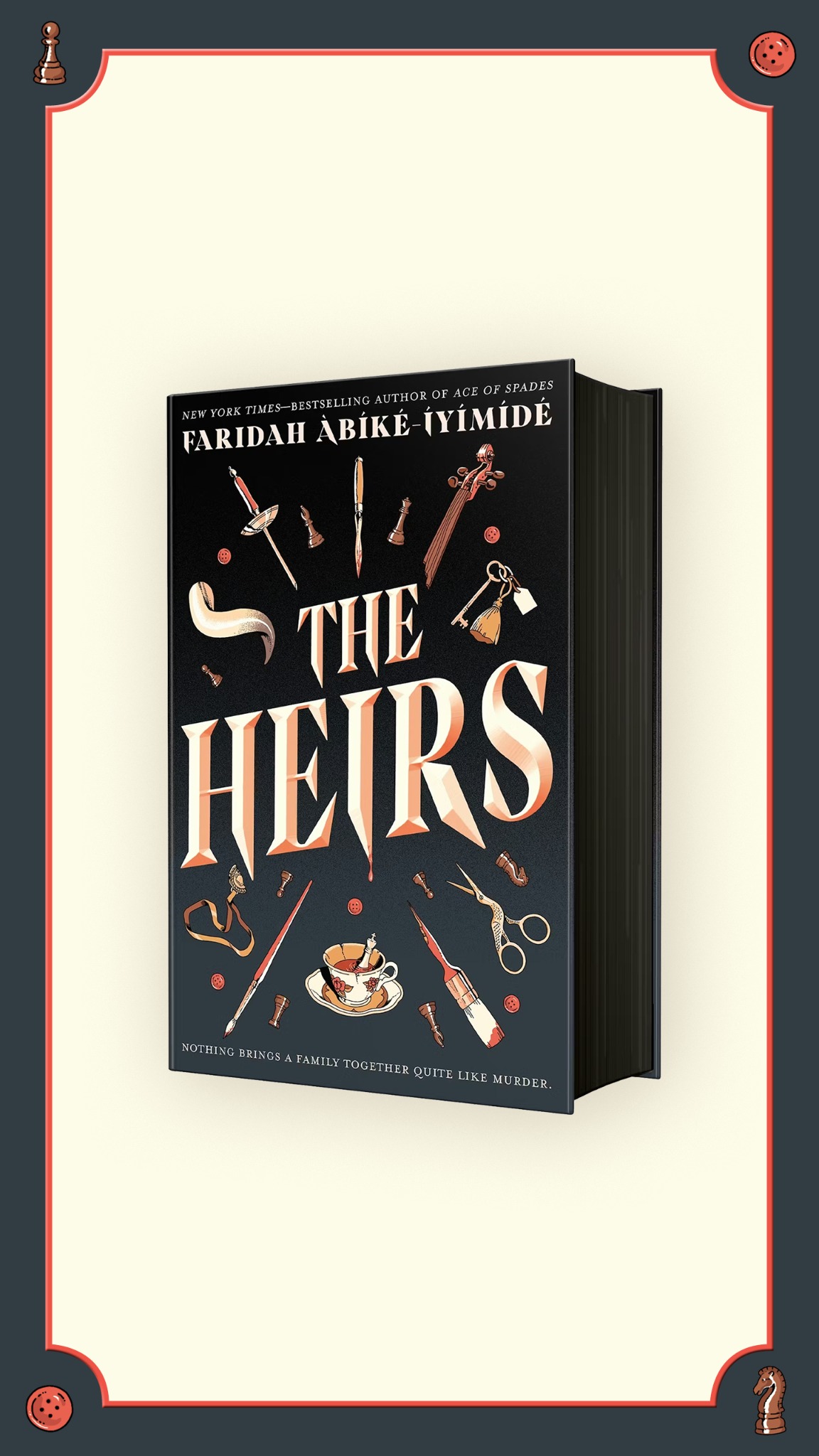 Books Facebook ad example 1: The Heirs
