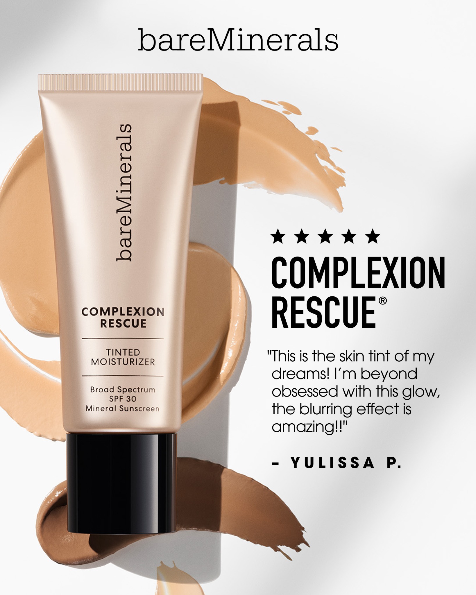 Beauty Facebook ad example 29: COMPLEXION RESCUE® Tinted Moisturizer