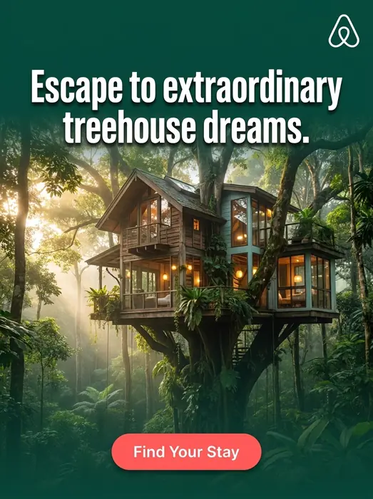 Competitor ad — Airbnb travel