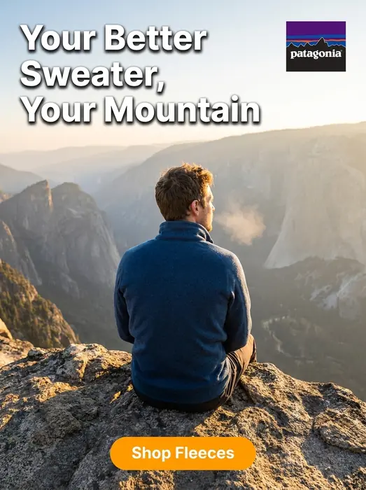 Competitor ad — Patagonia apparel