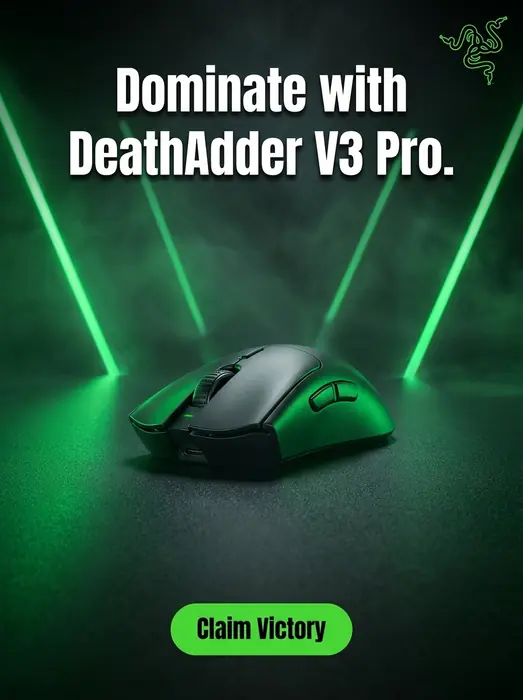 Competitor ad — Razer tech