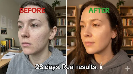 Before and after ad example