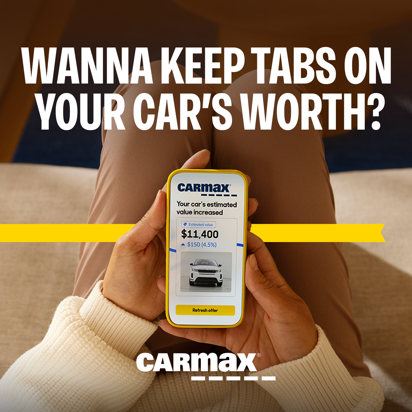 Automotive Facebook ad example 11: Be in the know