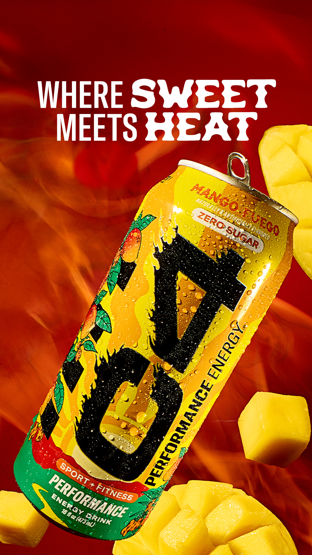 Supplements Facebook ad example 28: NEW! C4 Mango Fuego