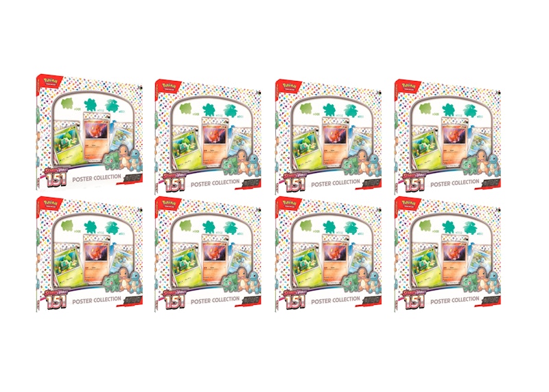 Ecommerce Facebook ad example 35: Pokemon Pokémon TCG Scarlet & Violet 151 Poster Collection 8x Lot Trading Card