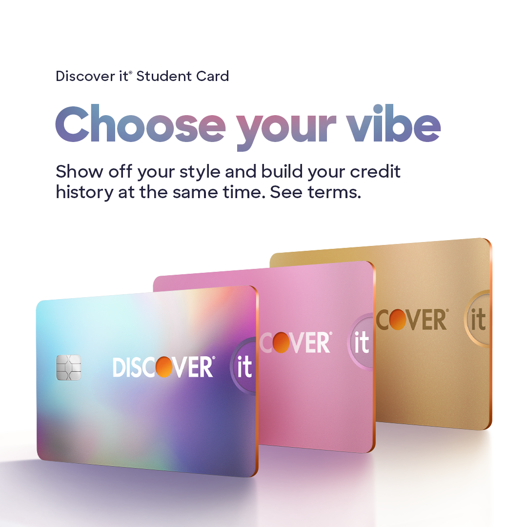 Finance Facebook ad example 28: Discover it Student Card