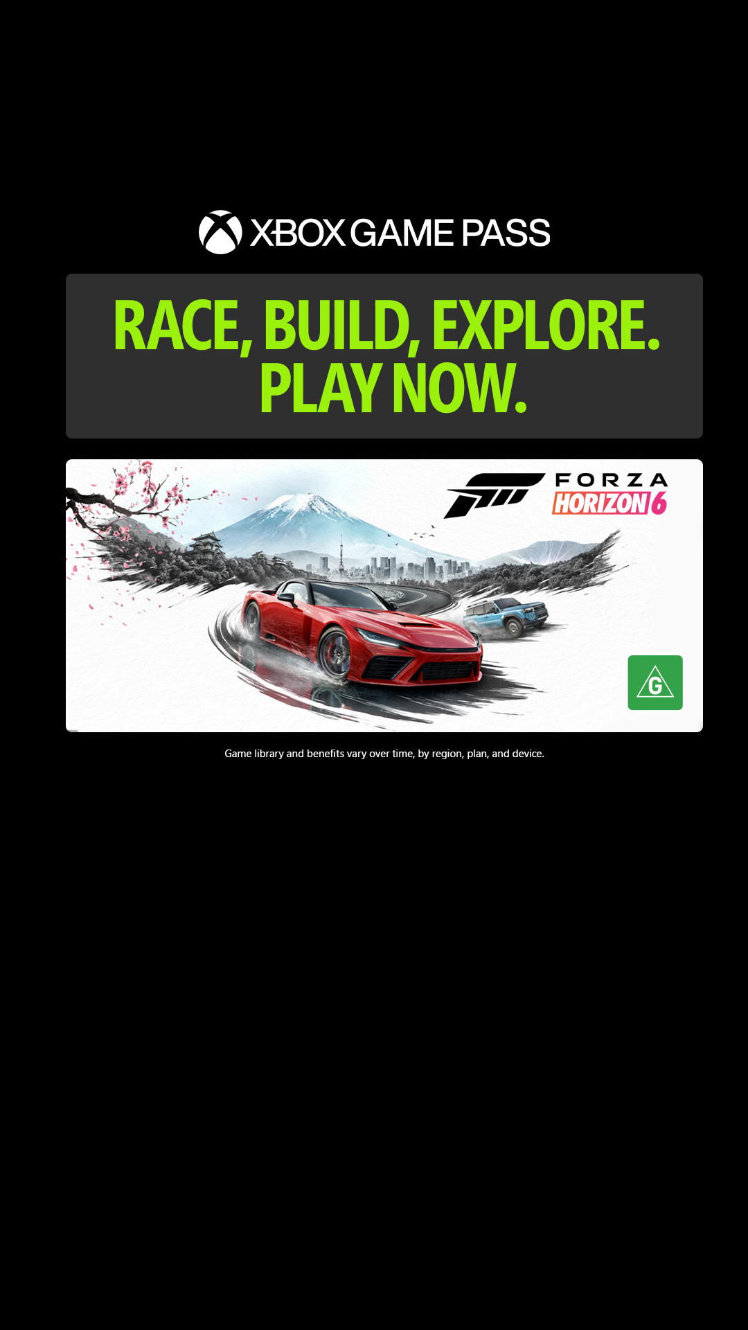 Entertainment Facebook ad example 39: BECOME A RACING LEGEND