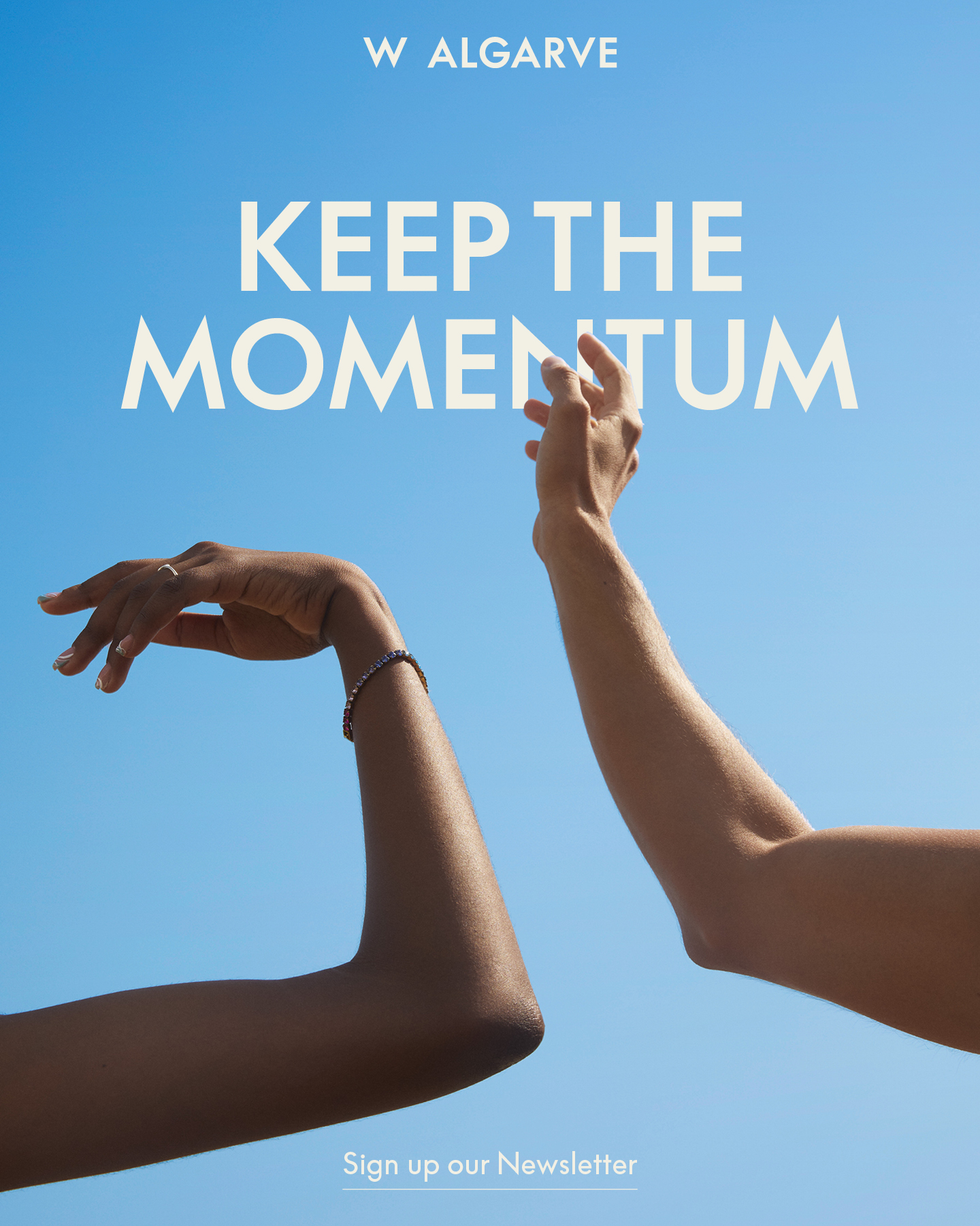 Travel Facebook ad example 13: Sign up now to our newsletter!