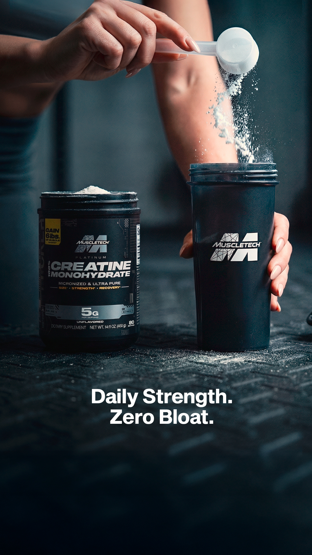 Supplements Facebook ad example 24: Real lifters don’t trust hype - they trust MuscleTech.