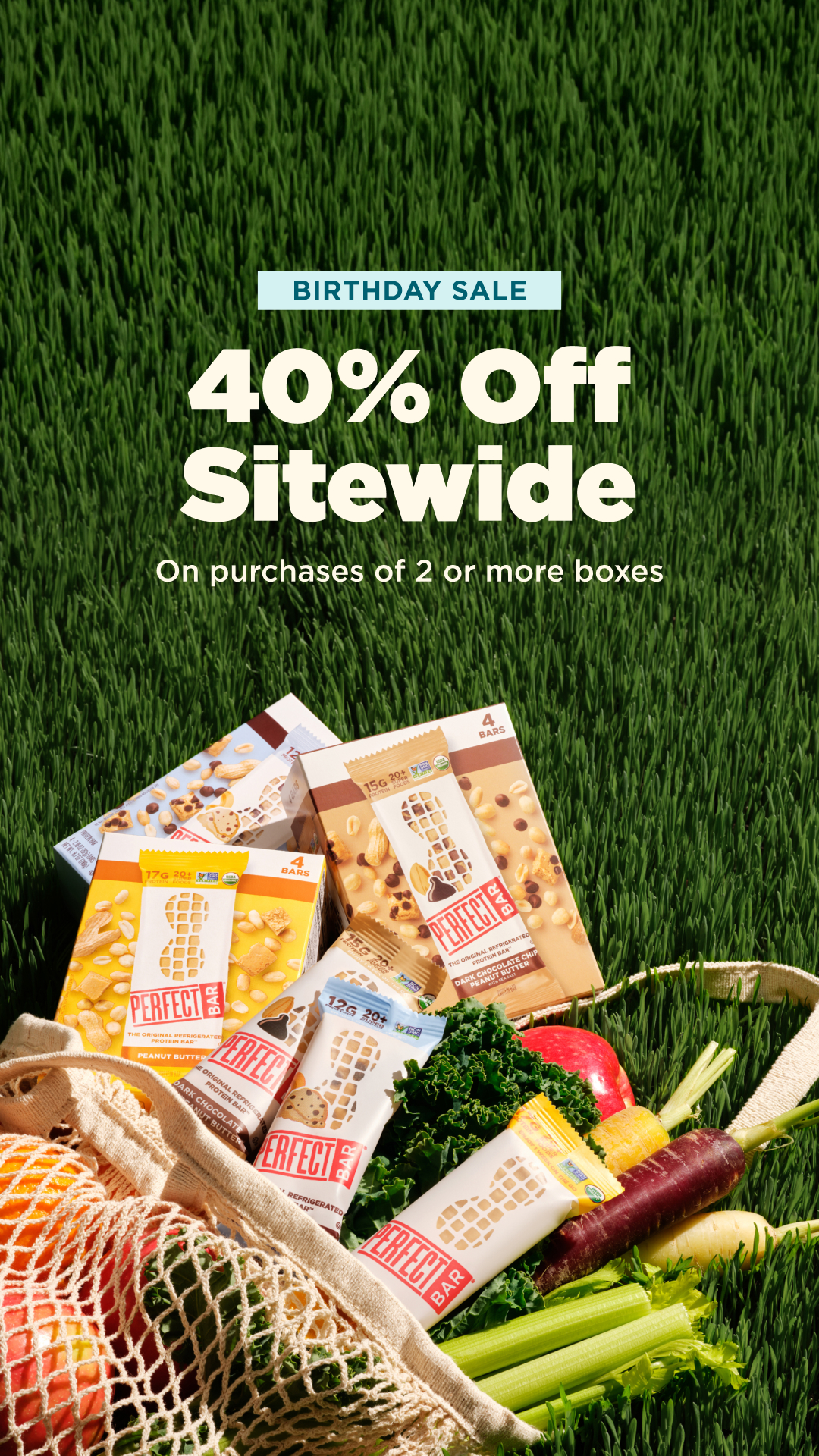 Food & Drink Facebook ad example 17: 40% Off Sitewide