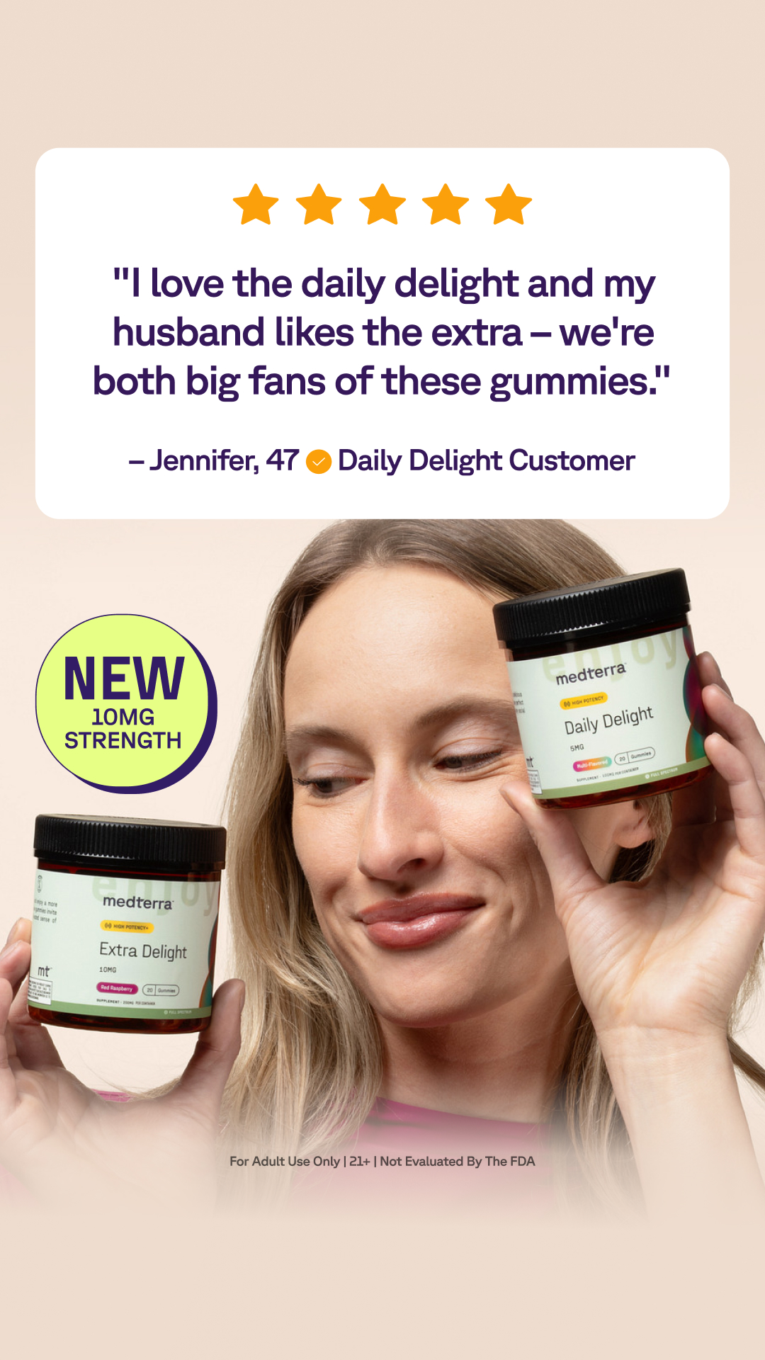 Cbd Facebook ad example 13: 25% Off. Use Code: NEWMT25