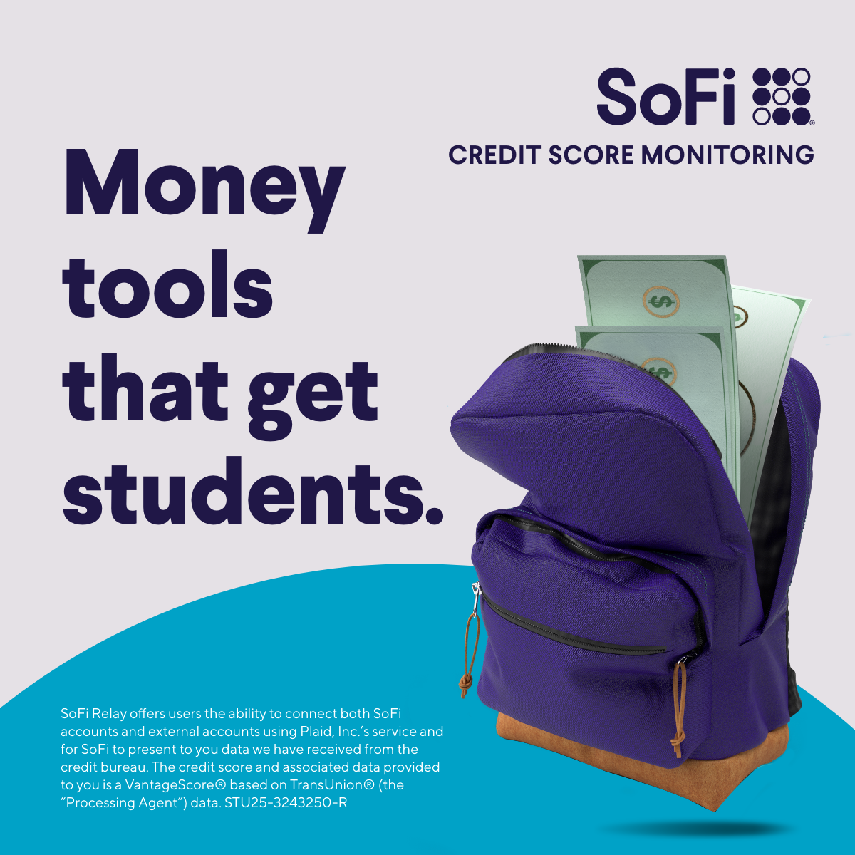 Finance Facebook ad example 42: Free credit score monitoring.