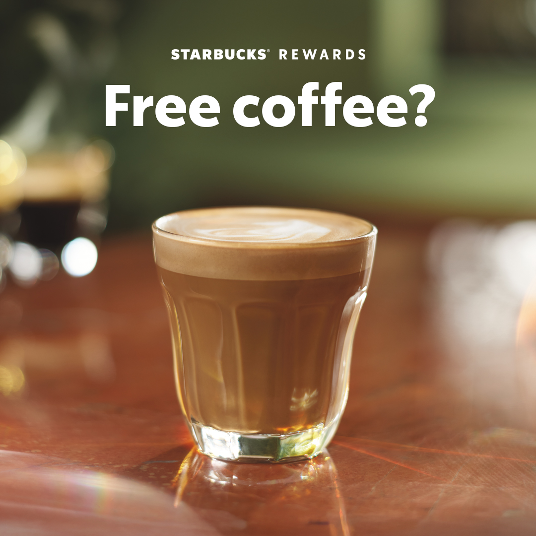Food & Drink Facebook ad example 11: Join Starbucks® Rewards