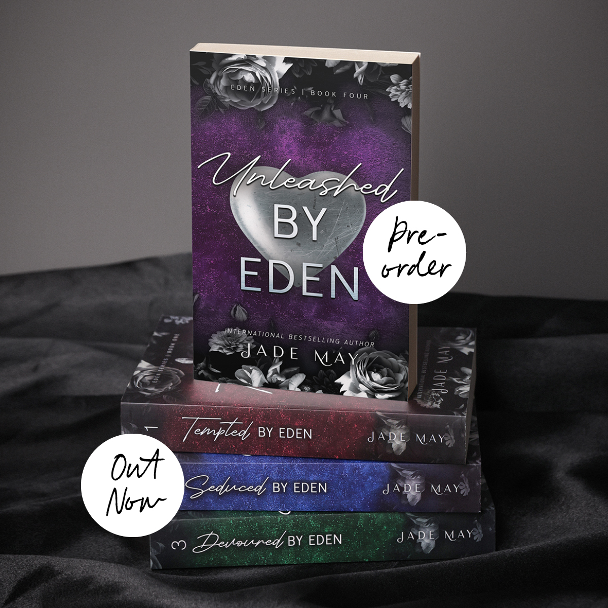 Books Facebook ad example 8: The Eden Series - Jade May