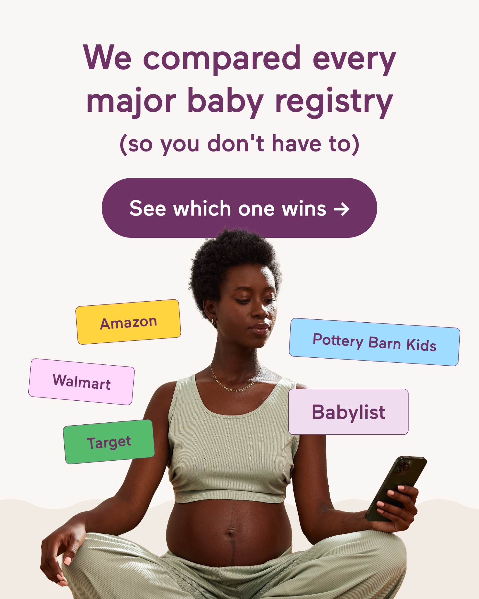 Kids & Baby Facebook ad example 11: The Best Baby Registry