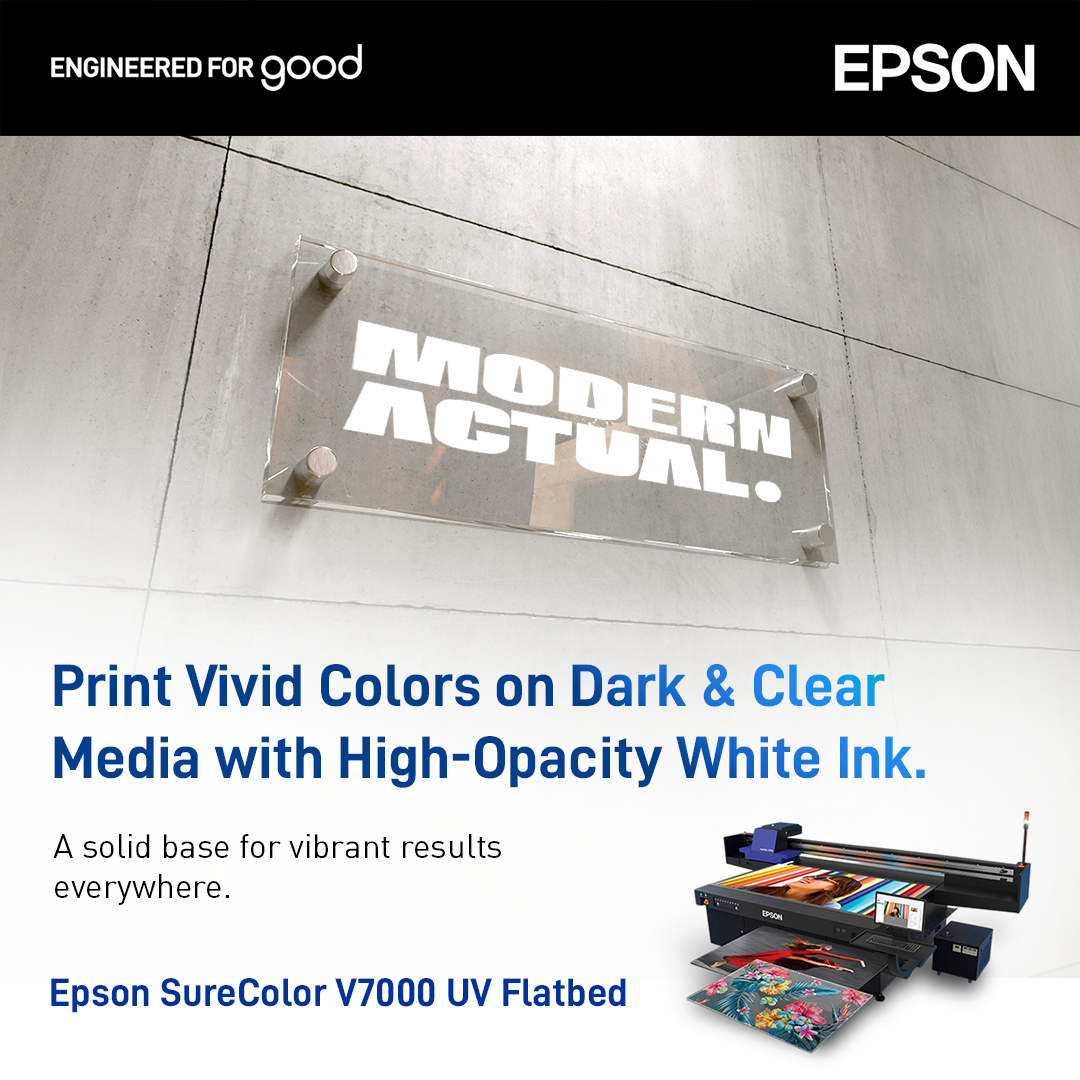 Office Facebook ad example 39: Print on Clear & Dark Media