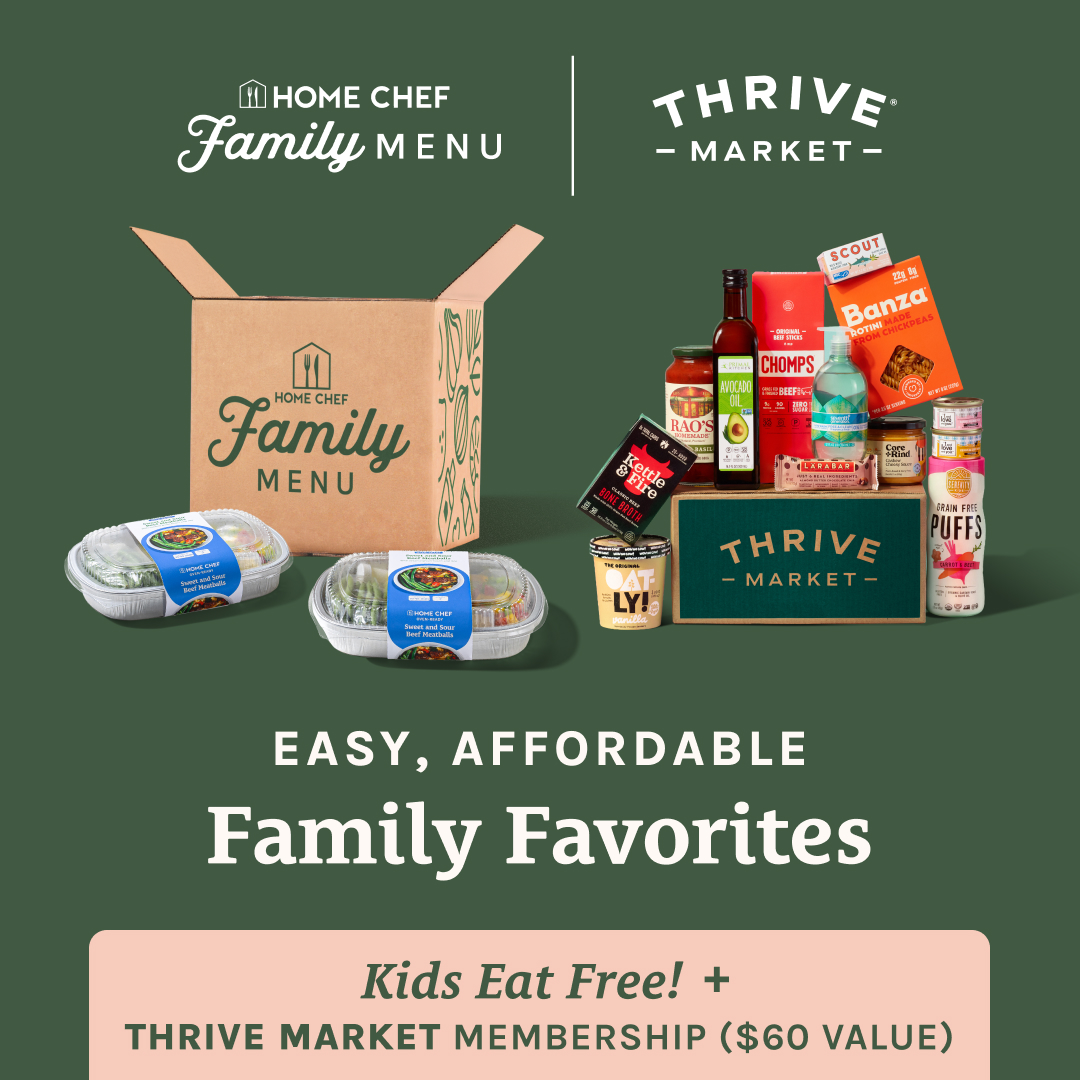 Subscriptions Facebook ad example 40: Kids Eat Free + Thrive Market Membership