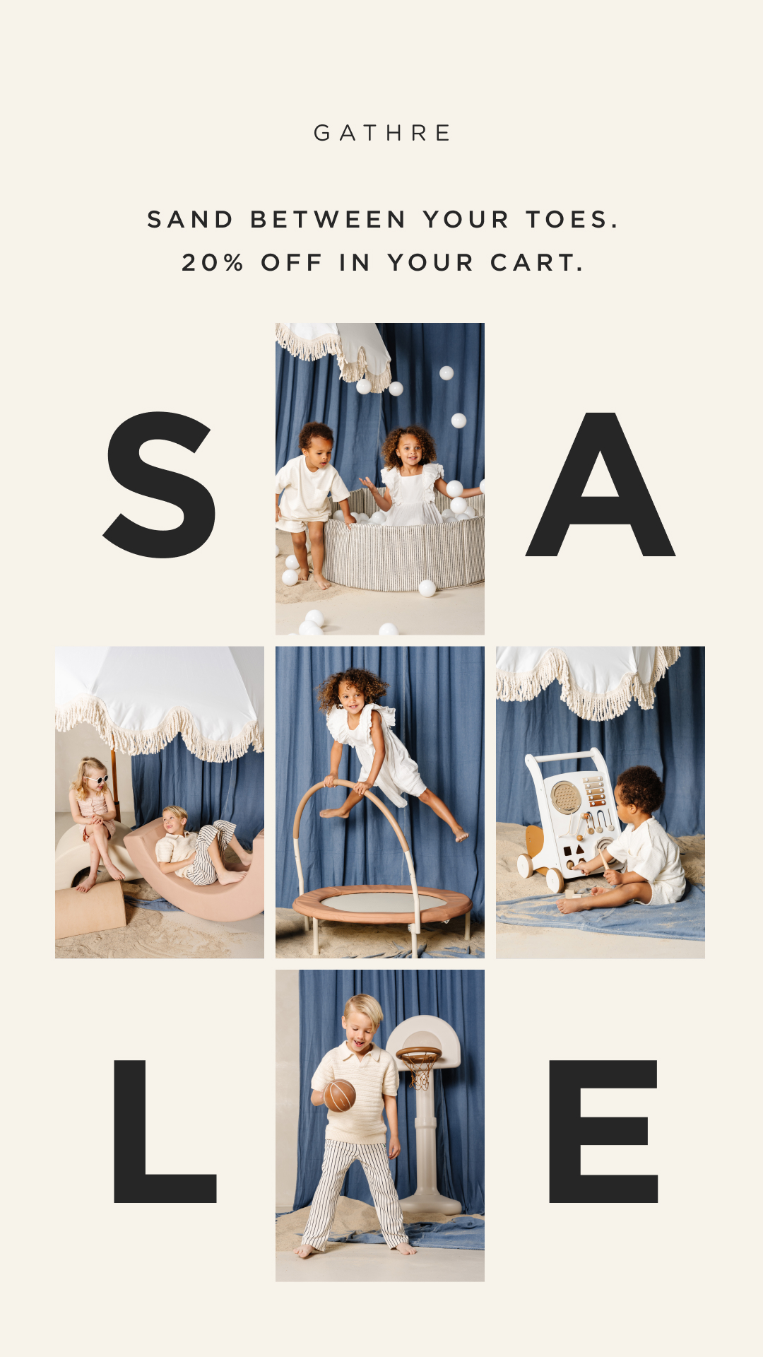 Kids & Baby Facebook ad example 21: 20% Off Everything
