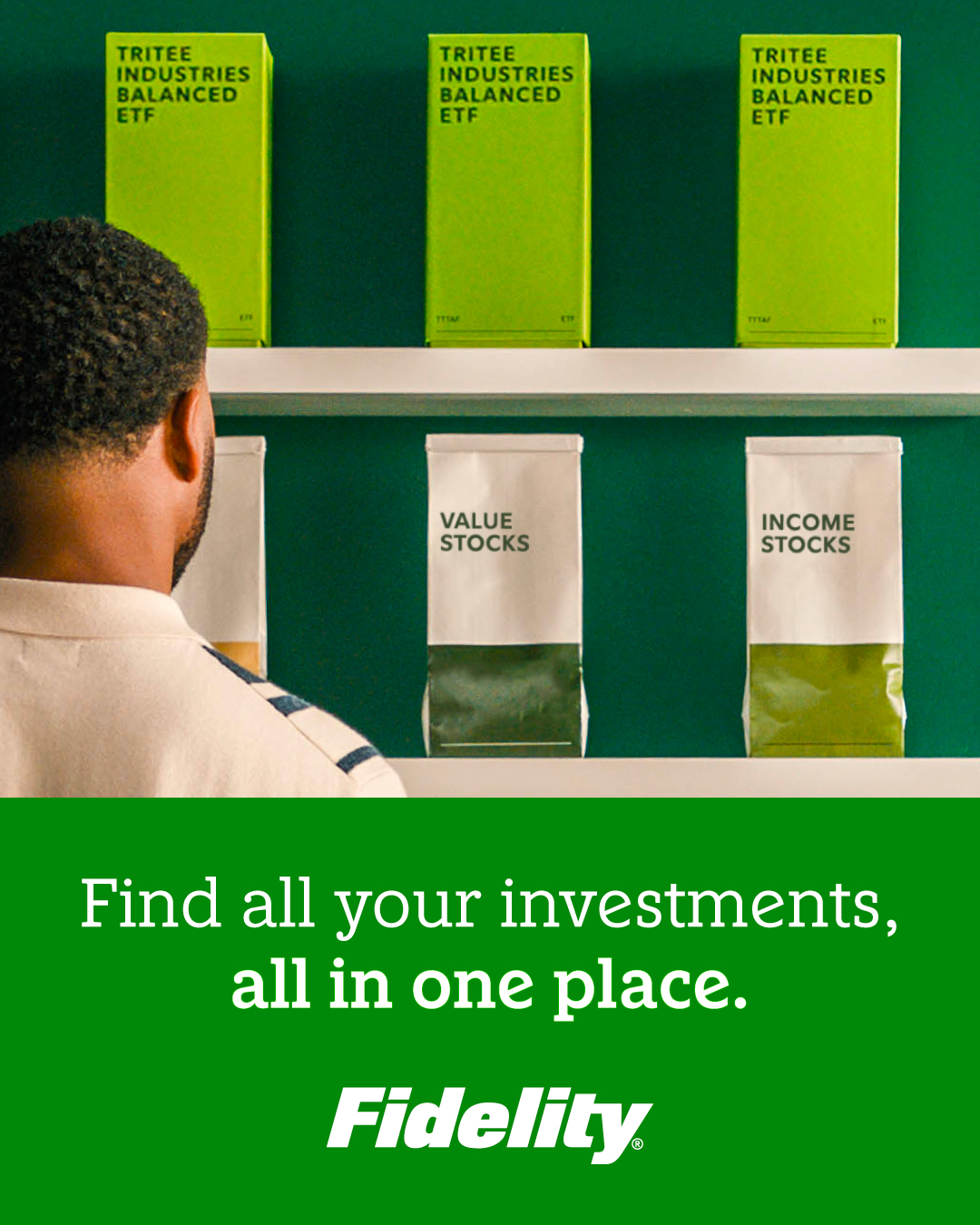 Finance Facebook ad example 41: Investing right this way.
