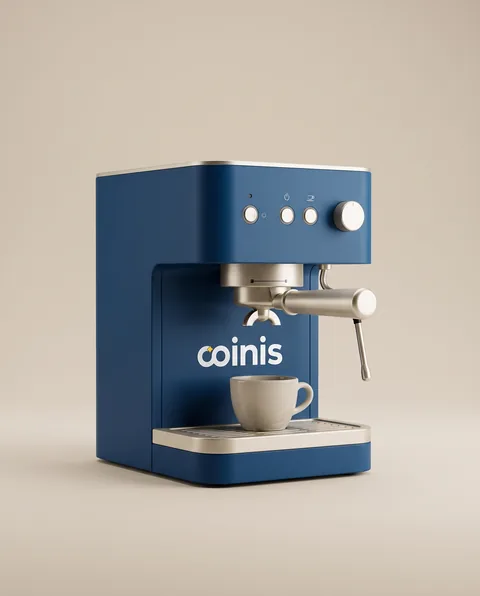 Rejected AI-generated espresso machine ad