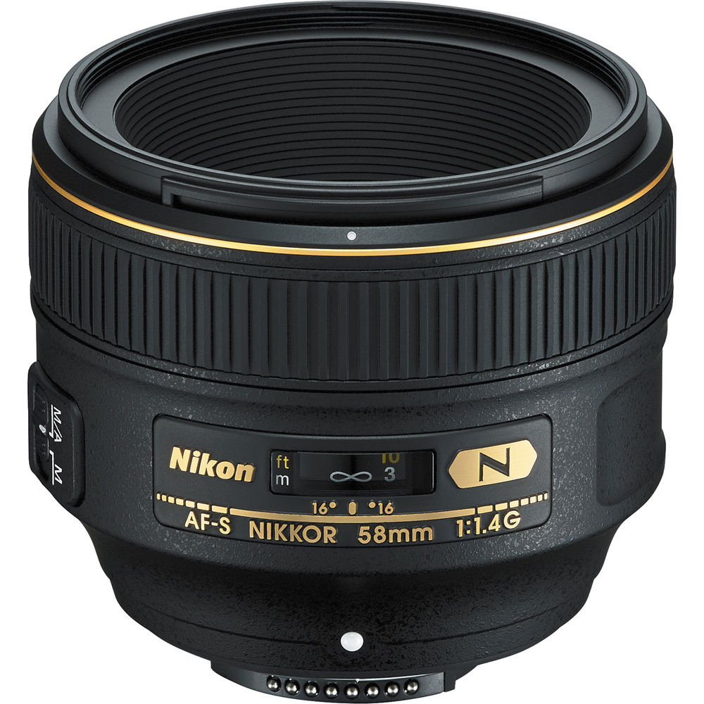 Photography Facebook ad example 37: Nikon AF-S NIKKOR 58mm f/1.4G Lens